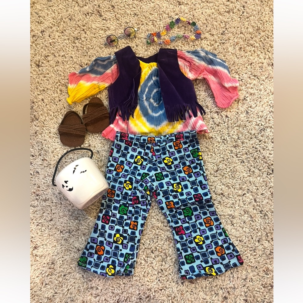 Rare 60s hippie Halloween costume